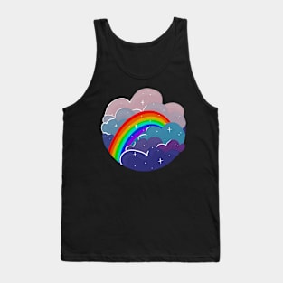 Rainbow in the Clouds Tank Top